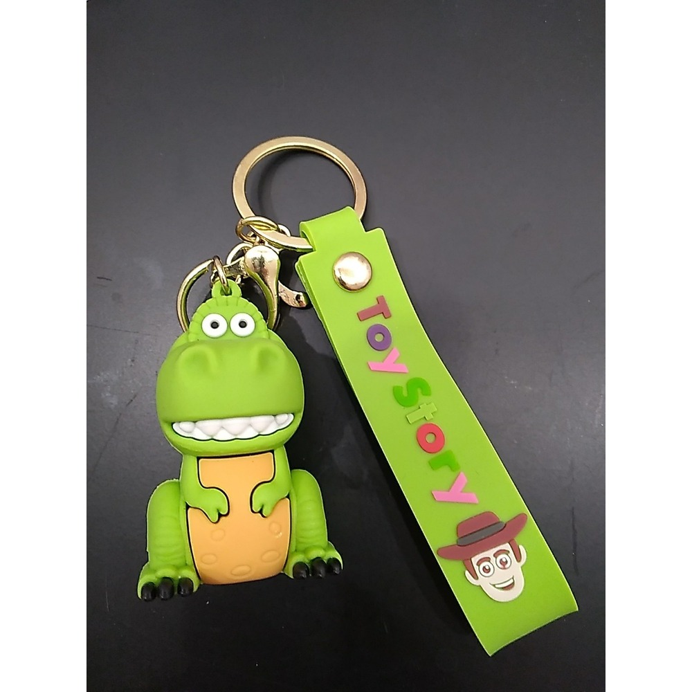 Toy Story Dinosaur Rex Disney Figural Keychain Backpack Clip Purse‎ Charm 8.5"
